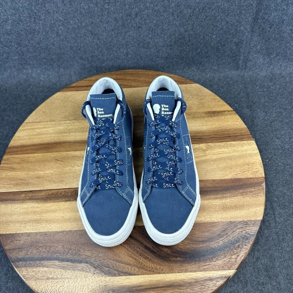 Converse One Star Pro Ox Mid Top Ben Raemers Foundation Blue 170960C Mens 5